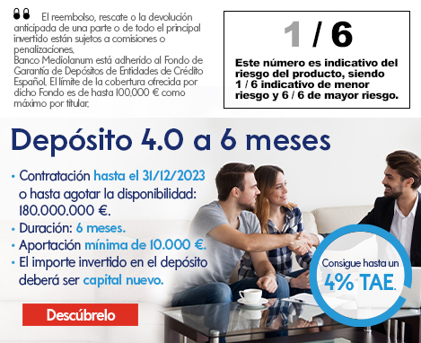 Depósito 4.0 a 6 meses